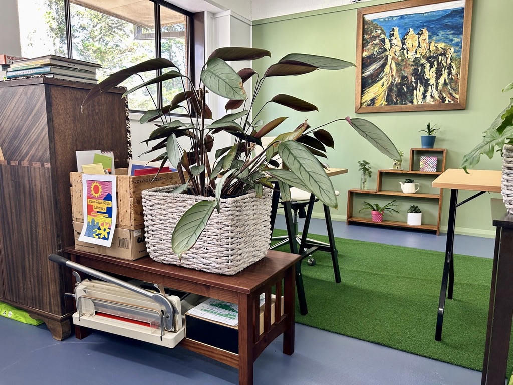 coworking at the good earth book shop in wentworth falls