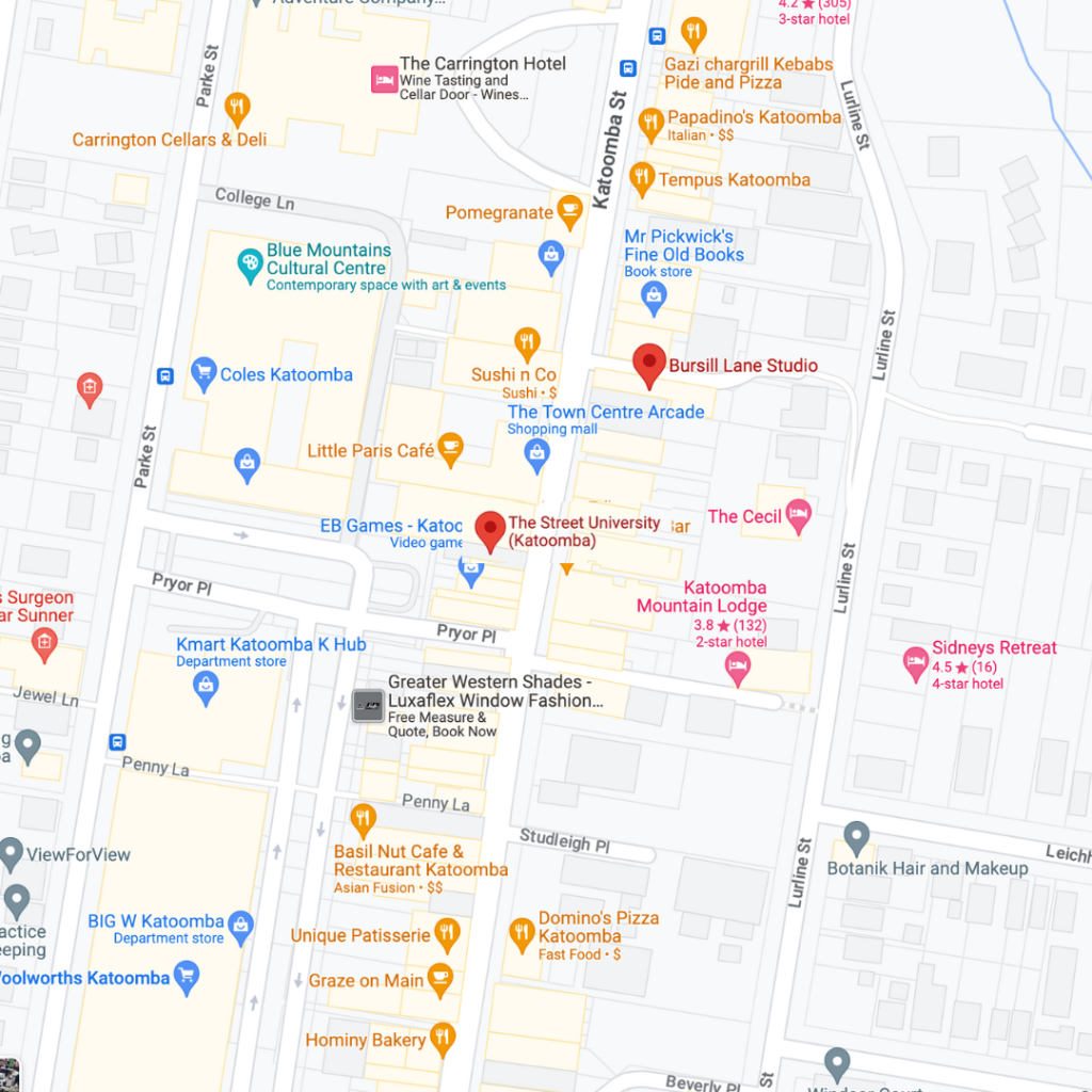 Katoomba Street University map