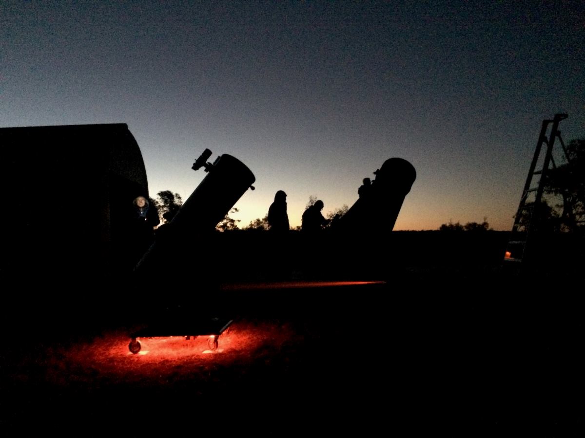 stargazing at linden observatory