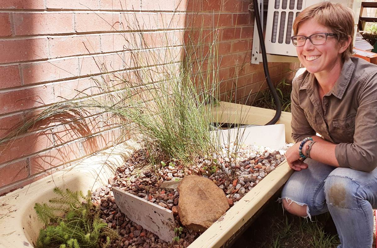 leni nyssen and reed bed for grey water recycling