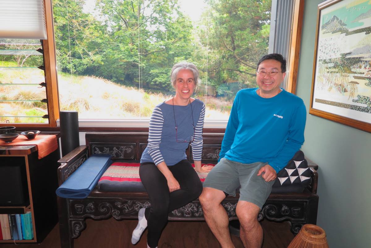 Sustainable architects Ken Yeh and Carol Marra at home