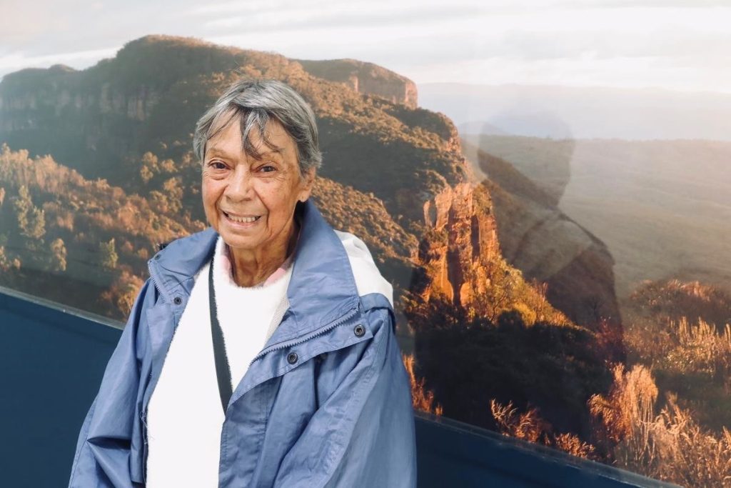 Auntie Carol Cooper in Katoomba