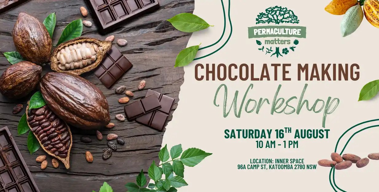 chocolate making workshop flyer