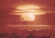 The blast from the 1954 nuclear test on Bikini Atoll