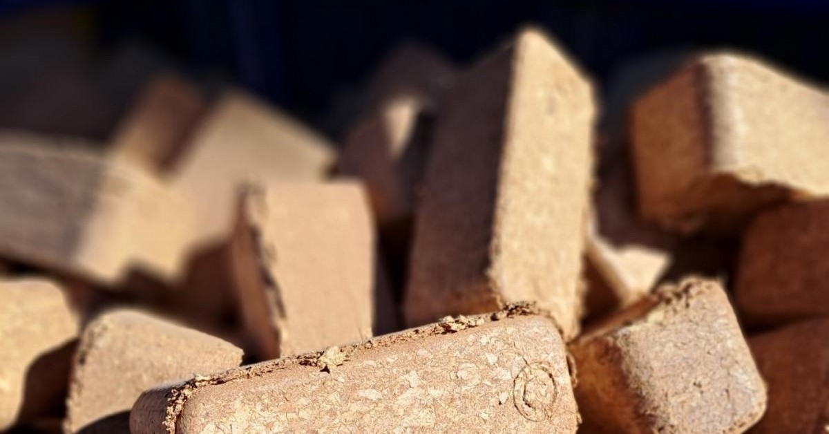 sawdust briquettes made by Against the Grain in Katoomba