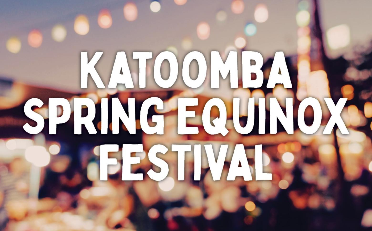 Katoomba Spring Equinox festival banner